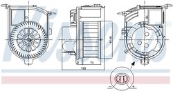 VENTILATOR HABITACLU NISSENS 87843 - Compatibil cu RENAULT
