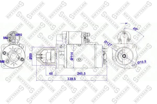 ELECTROMOTOR STELLOX 88-02027-SX - Compatibil cu VOLVO