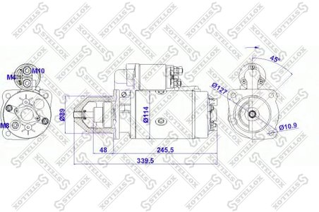 ELECTROMOTOR STELLOX 88-02027-SX - Compatibil cu VOLVO