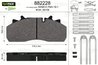 SET PLACUTE FRANA VALEO 882228 - Compatibil cu DAF