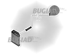 FURTUN INTERCOOLER/TURBO BUGIAD 88722 - Compatibil cu CITROEN, PEUGEOT