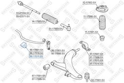 Bucsa bara stabilizatoare Stellox 89-17011-SX