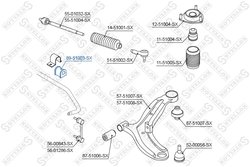 Bucsa bara stabilizatoare Stellox 89-51003-SX