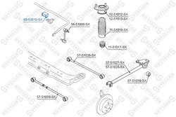 Bucsa bara stabilizatoare Stellox 89-51010-SX