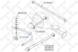 Bucsa bara stabilizatoare Stellox 89-51019-SX