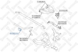 Bucsa bara stabilizatoare Stellox 89-51023-SX