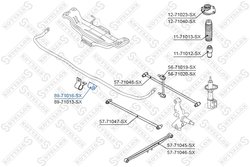 Bucsa bara stabilizatoare Stellox 89-71016-SX