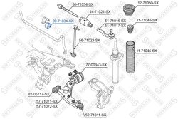 BUCSA BARA STABILIZATOARE STELLOX 89-71034-SX - Compatibil cu MAZDA