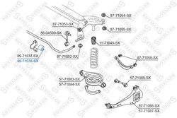 BUCSA BARA STABILIZATOARE STELLOX 89-71038-SX - Compatibil cu MAZDA