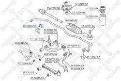 Bucsa bara stabilizatoare Stellox 89-72030-SX