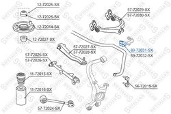 Bucsa bara stabilizatoare Stellox 89-72031-SX