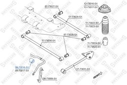 Bucsa bara stabilizatoare Stellox 89-73016-SX