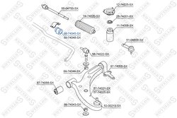 Bucsa bara stabilizatoare Stellox 89-74045-SX