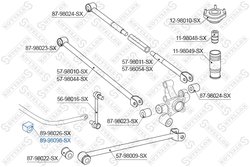 Bucsa bara stabilizatoare Stellox 89-98098-SX