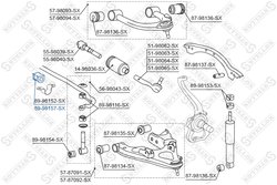 Bucsa bara stabilizatoare Stellox 89-98157-SX