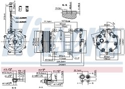 Compresor climatizare Nissens 890022