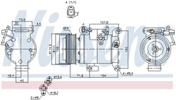 Compresor climatizare Nissens 890045