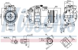 Compresor climatizare Nissens 890068