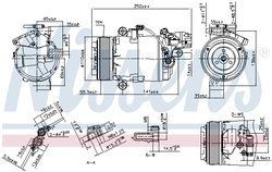 Compresor climatizare Nissens 890071