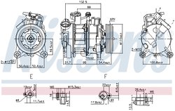 Compresor climatizare Nissens 890072