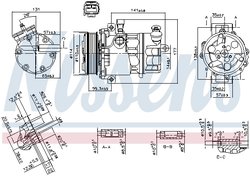 Compresor climatizare Nissens 890074