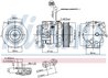 COMPRESOR CLIMATIZARE NISSENS 890093 - Compatibil cu MERCEDES-BENZ, SETRA