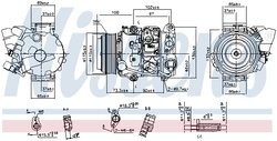Compresor climatizare Nissens 890142