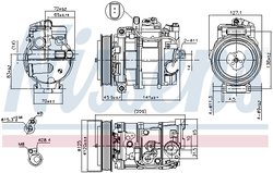 Compresor climatizare Nissens 890191