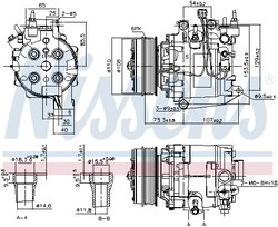Compresor climatizare Nissens 890195