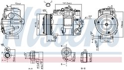 Compresor climatizare Nissens 890199