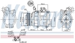 Compresor climatizare Nissens 890282