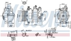 Compresor climatizare Nissens 89031
