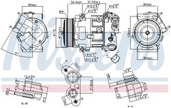 Compresor climatizare Nissens 890324