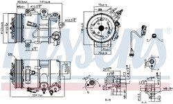 Compresor climatizare Nissens 890375