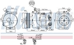 Compresor climatizare Nissens 890425