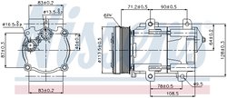 Compresor climatizare Nissens 89046