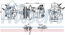 Compresor climatizare Nissens 890594
