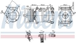 Compresor climatizare Nissens 890599