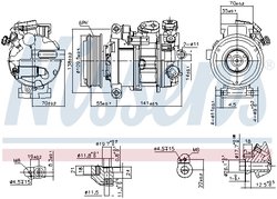 Compresor climatizare Nissens 890595