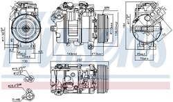 Compresor climatizare Nissens 890628