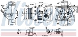 Compresor climatizare Nissens 890631