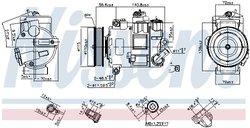 Compresor climatizare Nissens 890632
