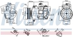 Compresor climatizare Nissens 890633