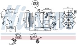 Compresor climatizare Nissens 890644