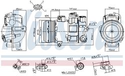 Compresor climatizare Nissens 890645