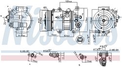 Compresor climatizare Nissens 890650