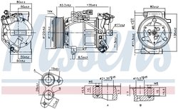 Compresor climatizare Nissens 890653