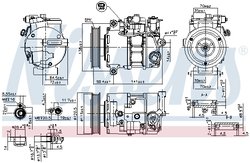 Compresor climatizare Nissens 890766