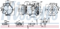 Compresor climatizare Nissens 890808