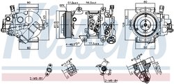 Compresor climatizare Nissens 890809